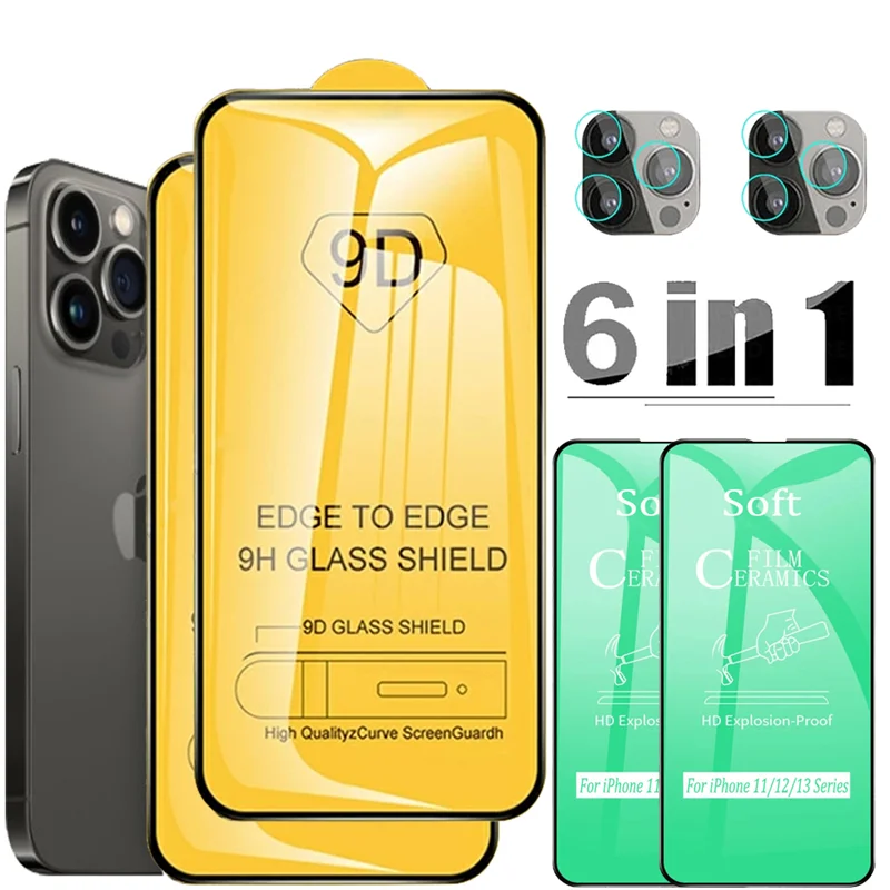 1-6 pcs Tempered Glass For iphone14 Glass & HD Ceramic Film iPhone 14 Pro Max 2022 Glass iphone13 Pro i Phone 11 12 Mini screen protector Apple iphone 14 Plus 13 Pro Max Accessories iphone 14Pro Glass iphone 14 Pro