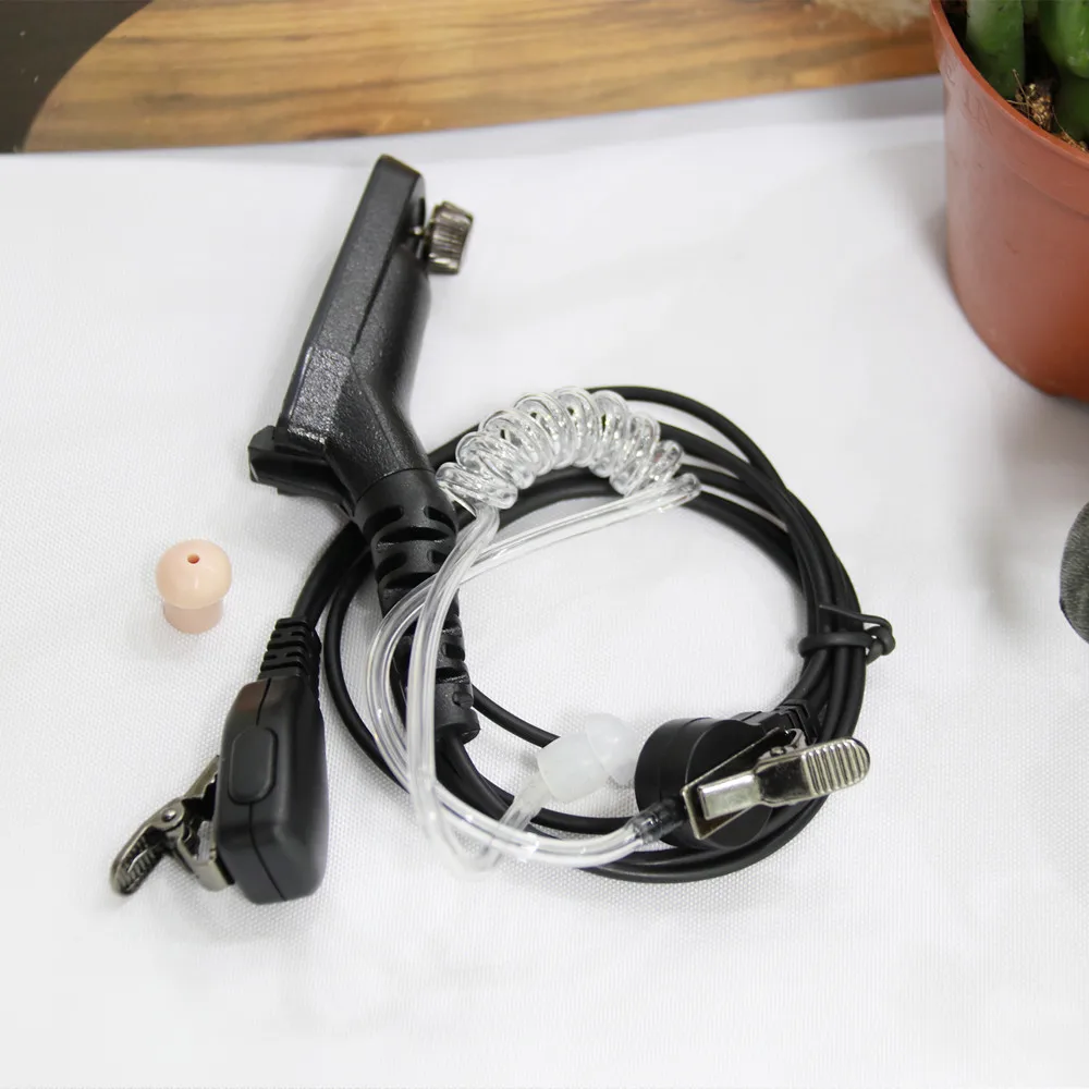 Walkie Talkie 1-wire Surveillance Earpiece Headset For APX4000 APX6000 APX8000 DP4800 XPR6350 XPR6550 Two Way Radio