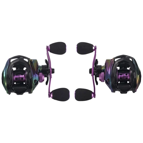 

LIZARD Colorful Baitcasting Reel Shielded Ball Bearings 8.1:1 High Speed Fishing Reel for Saltwater Freshwater Fishing