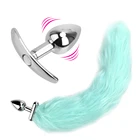 Яркая Анальная пробка, светящаяся синяя фотовспышка, стиль ведомого элемента, для взрослых, для игр