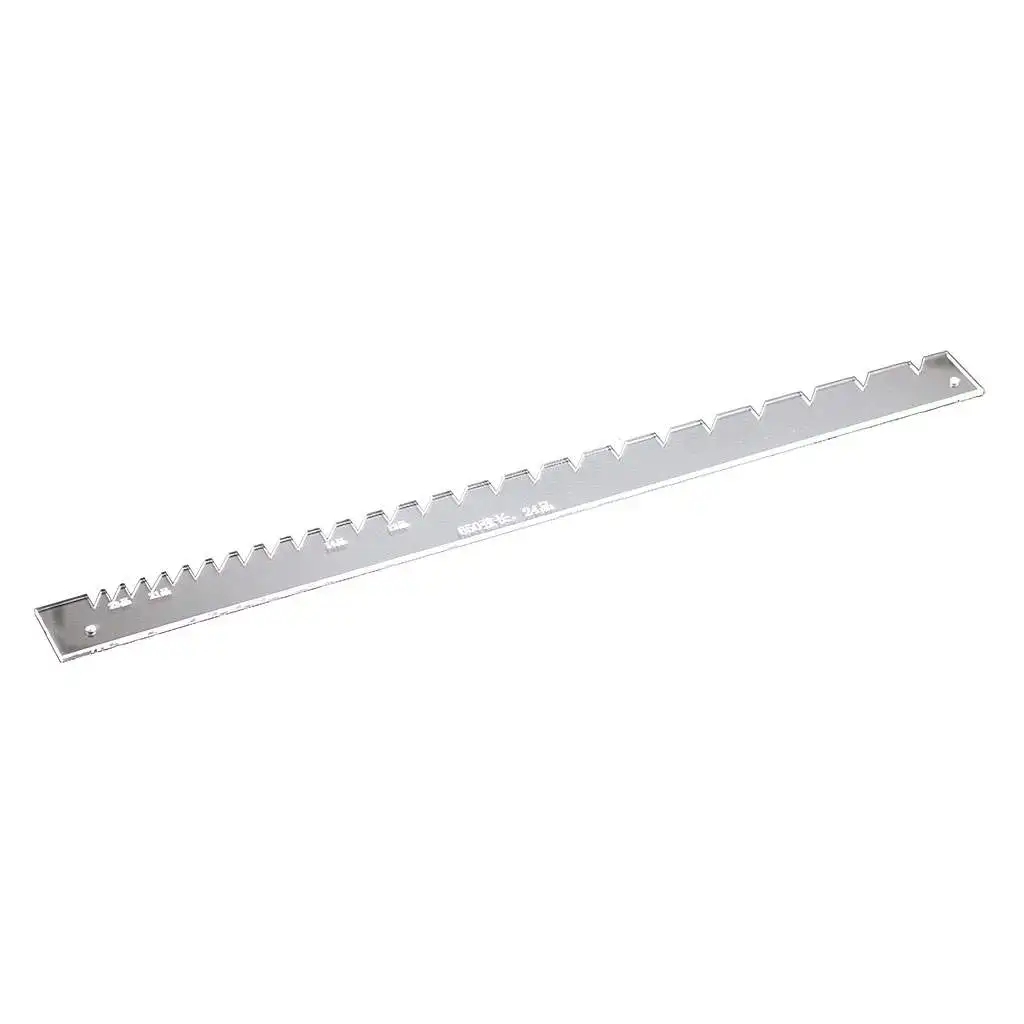

Guitar Fret Ruler Maintenance Fret Rocker String Height Gauge for Most Guitar Fretboards