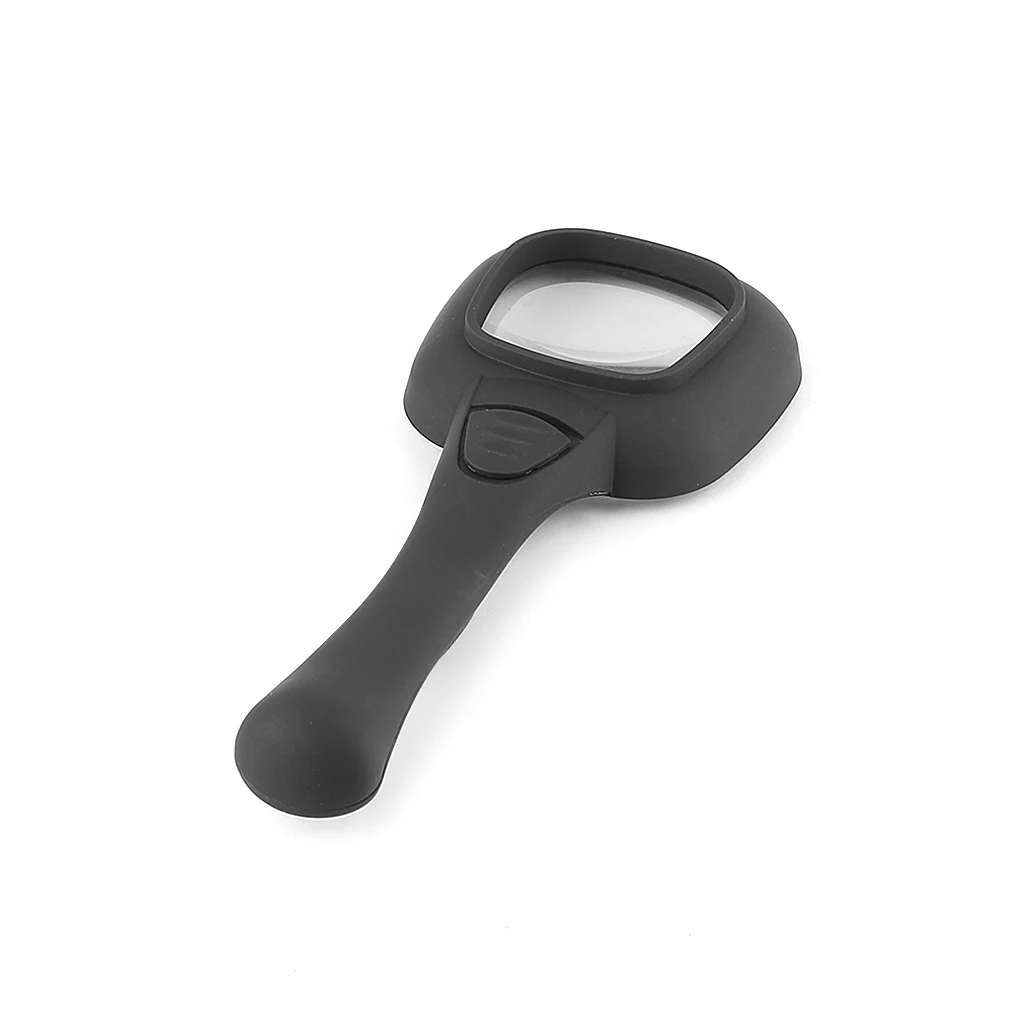 3X Ручной Лупа 5 светодиодный светильник для чтения увеличительное Стекло