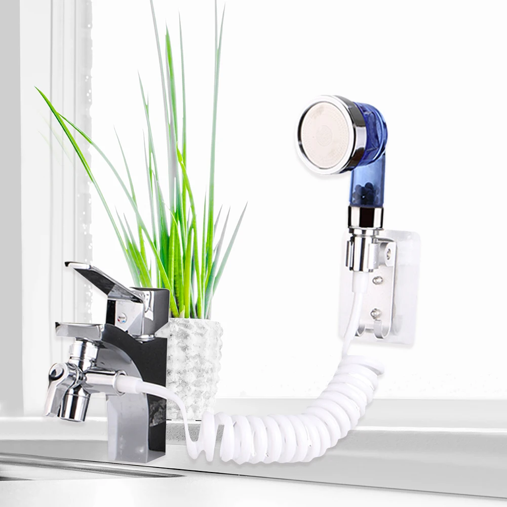 

Ручной для экономии воды удлинитель для душа, Набор насадок для быстрого подключения, смеситель, внешний ручной душ для мытья волос, насадка...