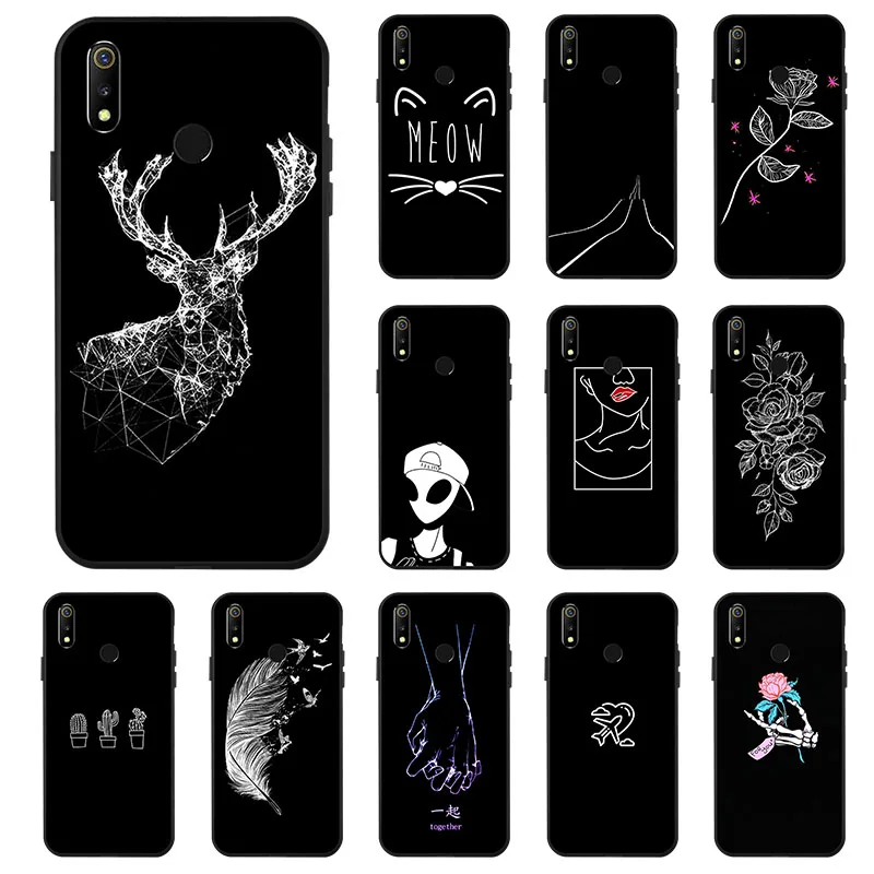Чехол OPPO A1K, силиконовый чехол для OPPO F11 Pro A5S A83 F3 F5 F7 Find X Realme 3 Pro, Мягкий защитный чехол из ТПУ для телефона s