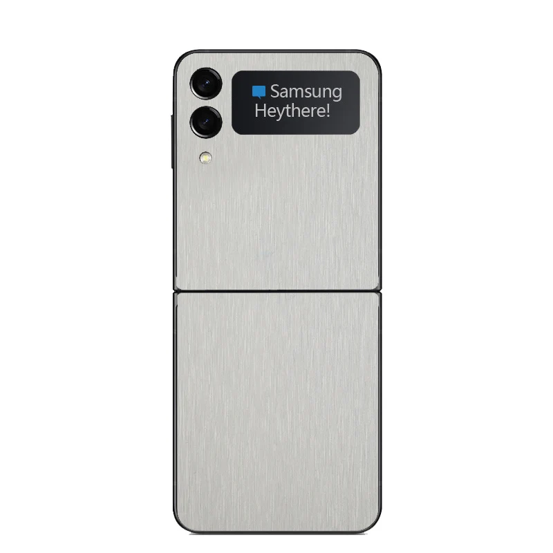 Металлическая матовая наклейка для телефона с защитой от царапин SAMSUNG Z Flip3 5G Back +
