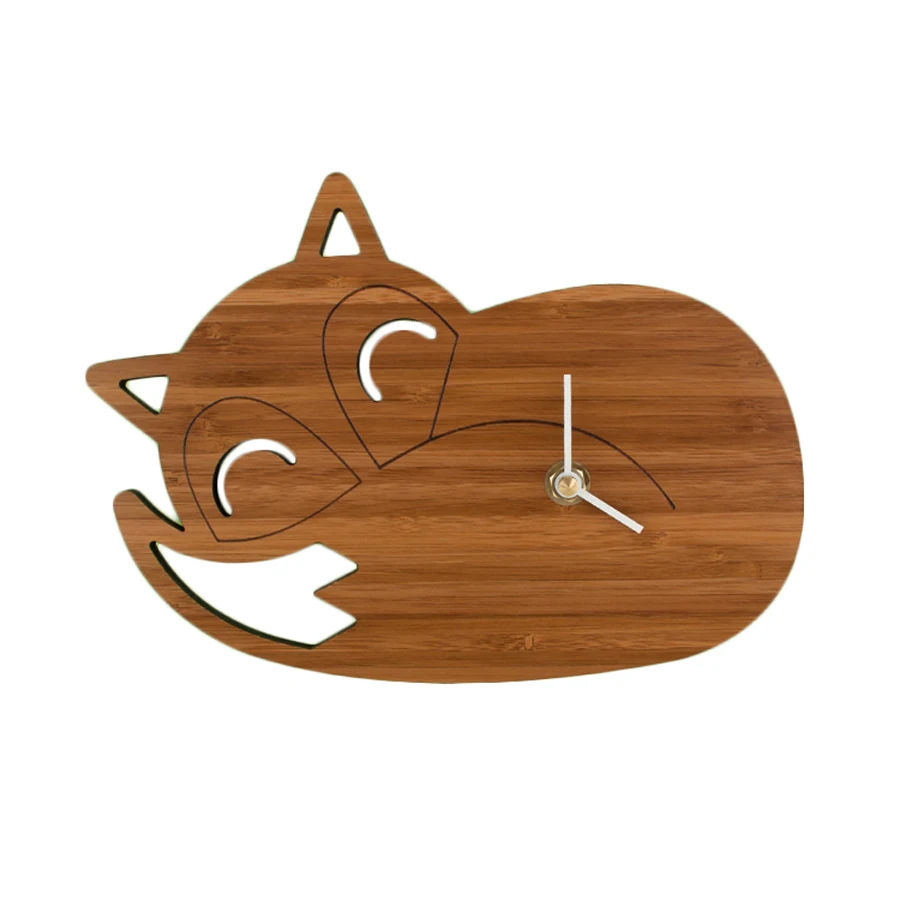 Деревянные настенные часы современный дизайн декоративный детская комната