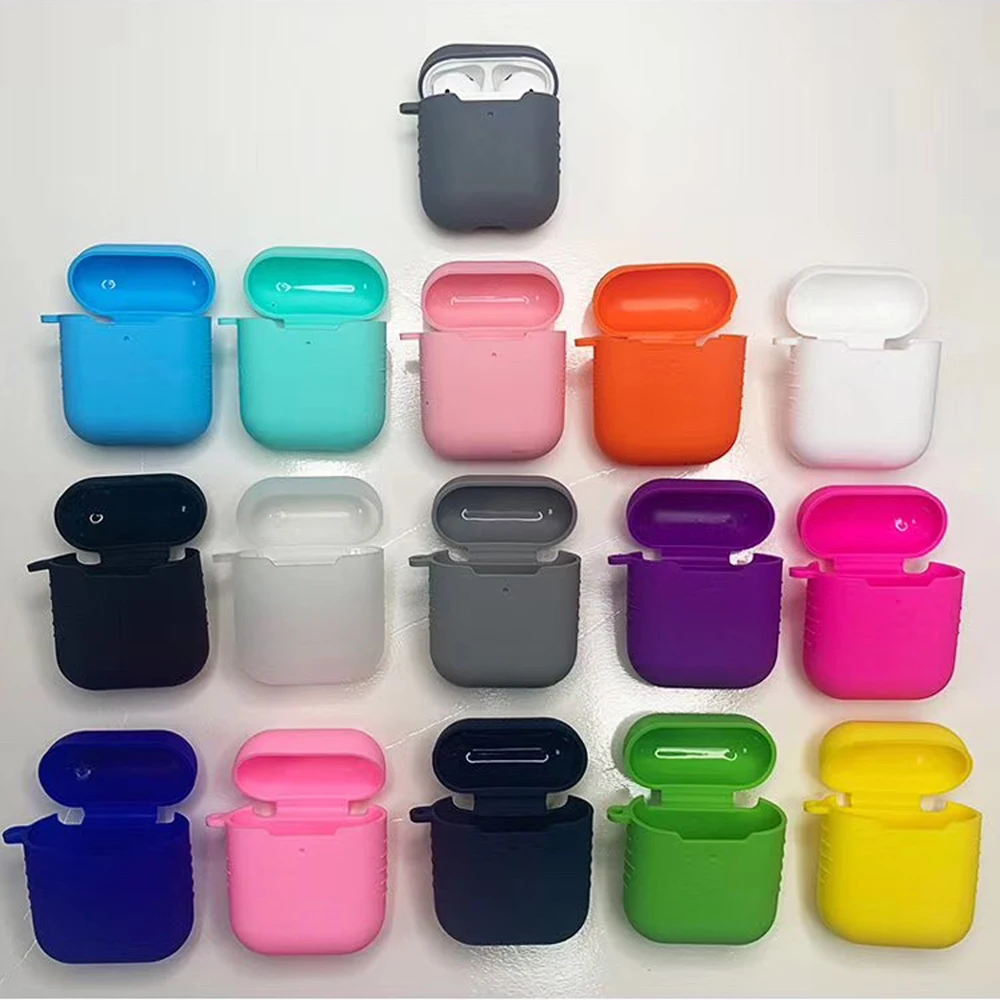 Мягкий силиконовый чехол для наушников Apple Airpods 2 1 противоударный Airpod Air Pods