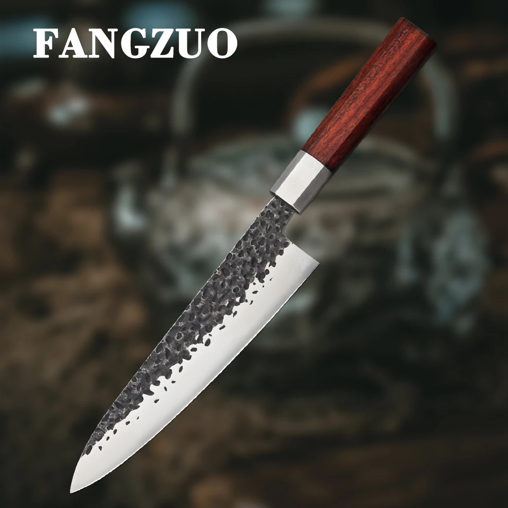 FANGZUO кухонные ножи из нержавеющей стали молоток кованый нож шеф-повара ручной