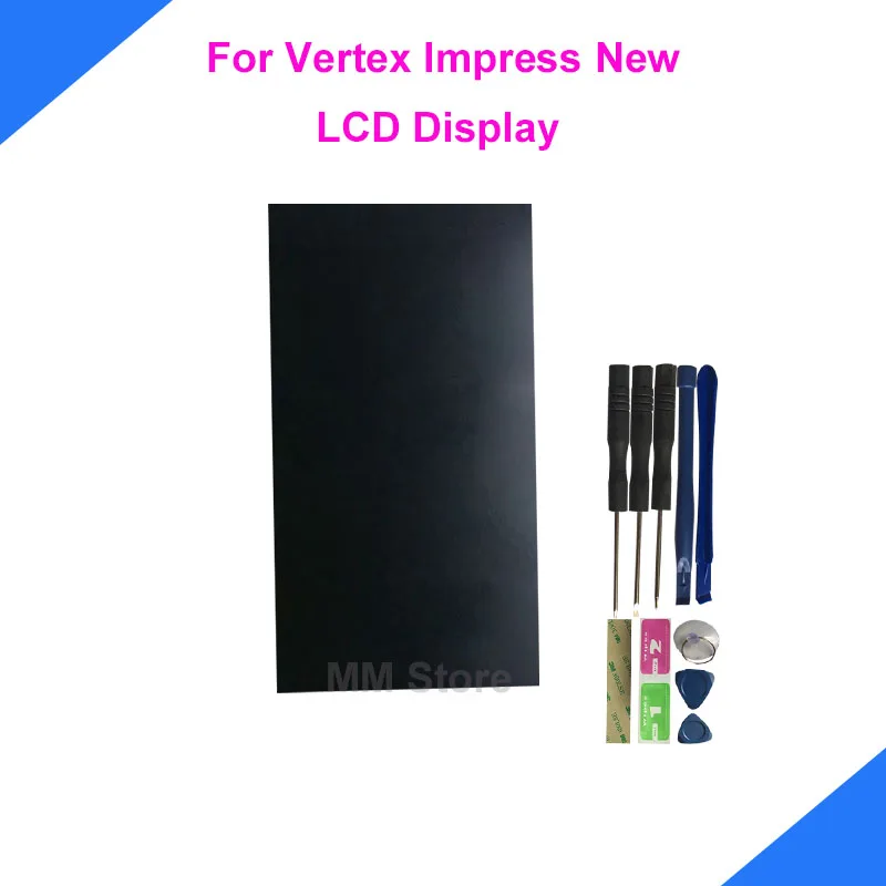 Для Vertex Impress Новый ЖК дисплей без сенсорного экрана дигитайзер Замена с