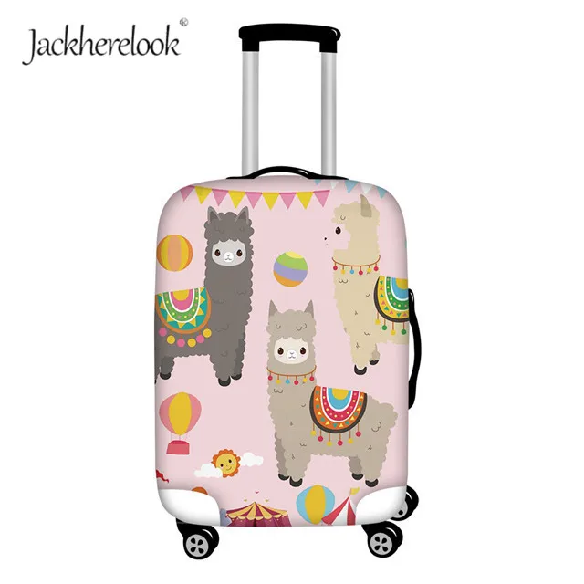 Jackhereluk чемодан из альпаки и ламы, чехол, сумка, милый дизайн Alpacasso, пылезащитные мешки для багажа, модные дорожные аксессуары, чехол - Цвет: HX1003