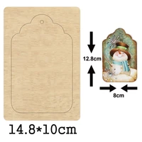 big tag label shape photo frame cutting dies 2020 new die cut wooden dies suitable for common die cutting machine on the market