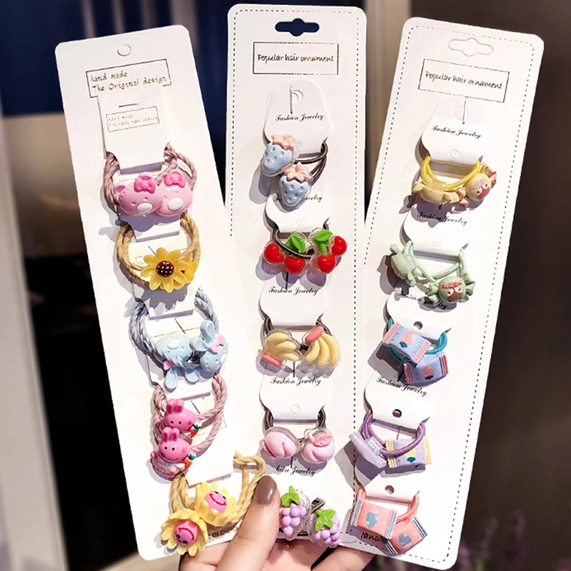 Милое детское кольцо для волос авокадо фруктовый головной убор маленькая