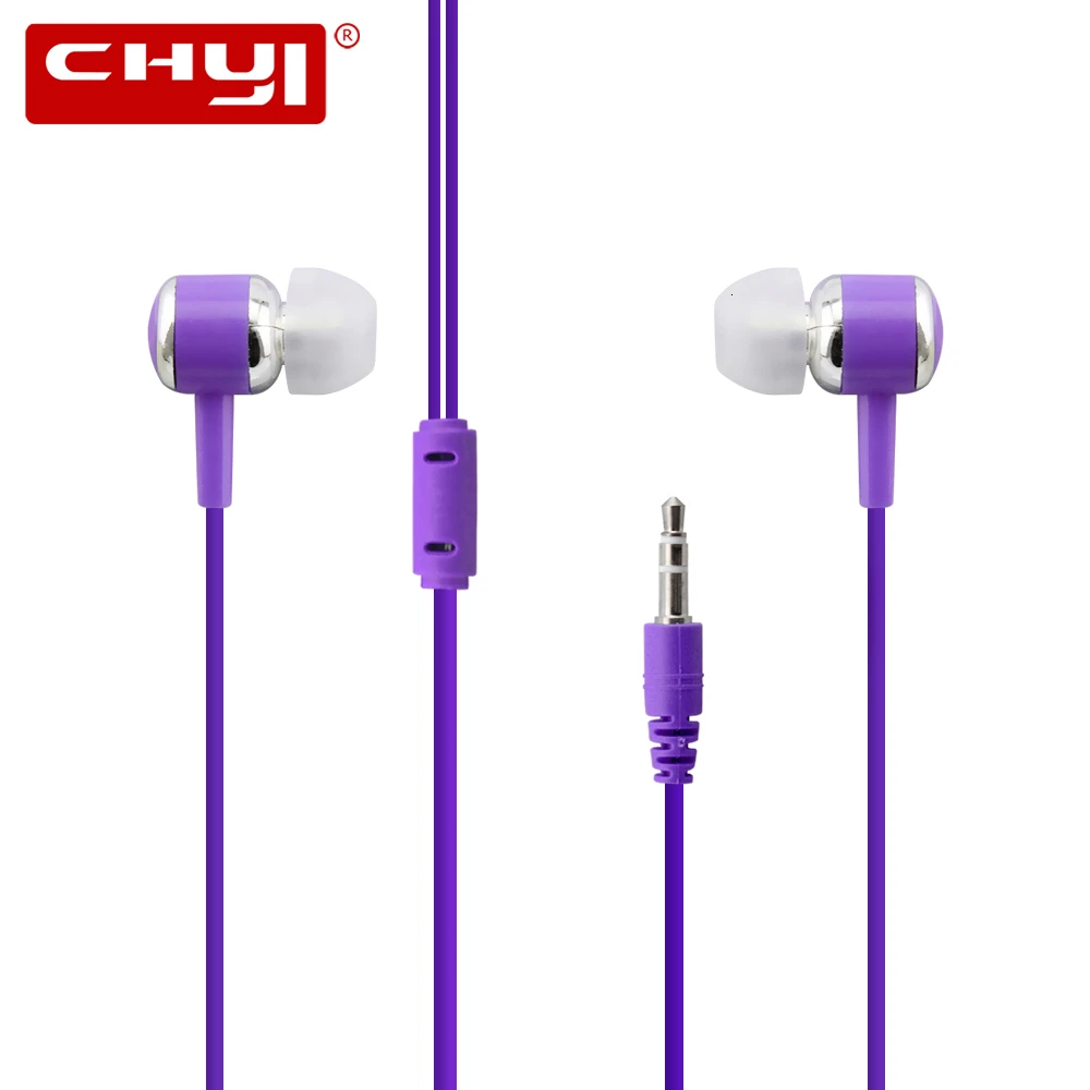 Наушники вкладыши CHYI карамельных цветов проводные наушники 3 5 мм для телефонов
