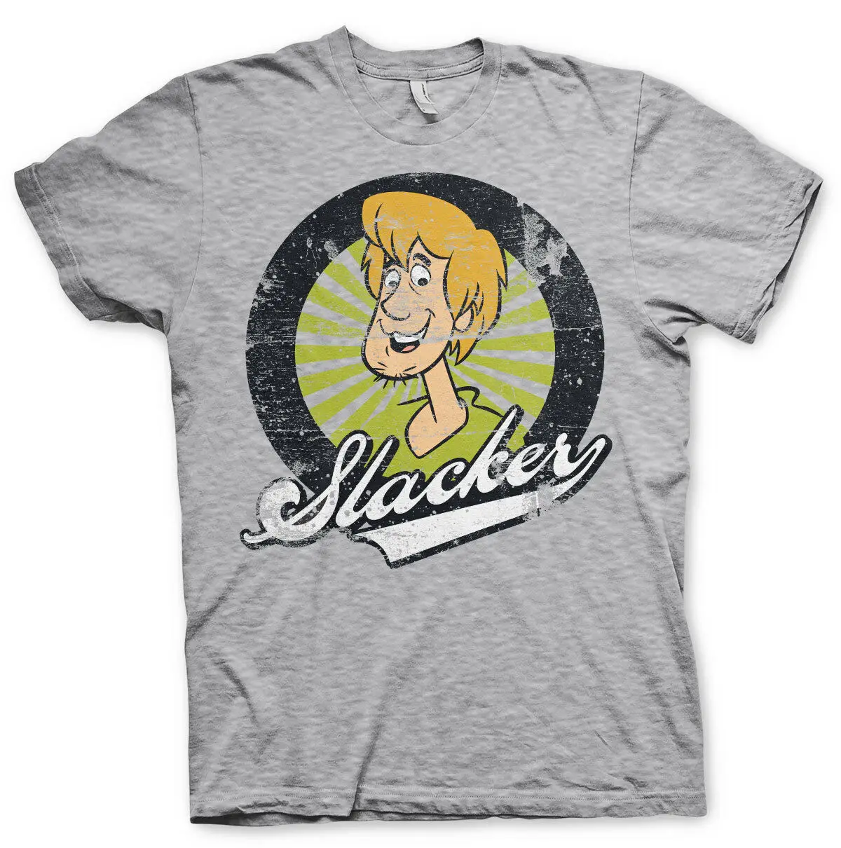 Ly Лицензированная Мужская футболка Scooby Doo Shaggy The Slacker S XXL размеры для молодежи
