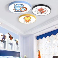 cartoon creative ceiling lamp boy bedroom childrens room lamp cute american captain ceiling lamp