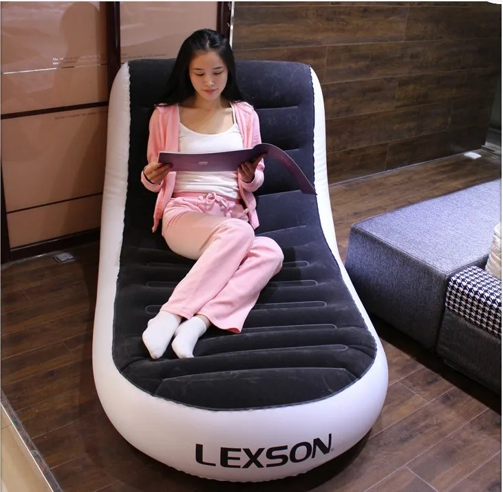 L образный складной шезлонг ленивый стул диван кровать ПВХ надувной для улицы