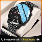 Новинка 2021, мужские Смарт-часы с Bluetooth, часы с функцией вызова, пульсометром, водостойкие IP68 спортивные фитнес-часы для Android, IOS, мужские Смарт-часы
