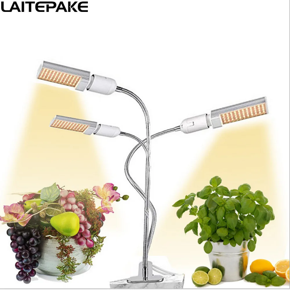 45/68 Вт полный лампы спектра E27 Фито синхронизации для комнатных растений цветок