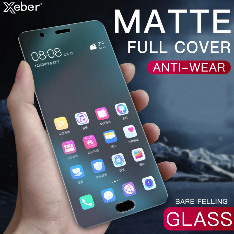 Матовое закаленное стекло для Huawei Honor 8X 20 10 Pro Lite Play Mate 30 Y9 2019 Защитная пленка