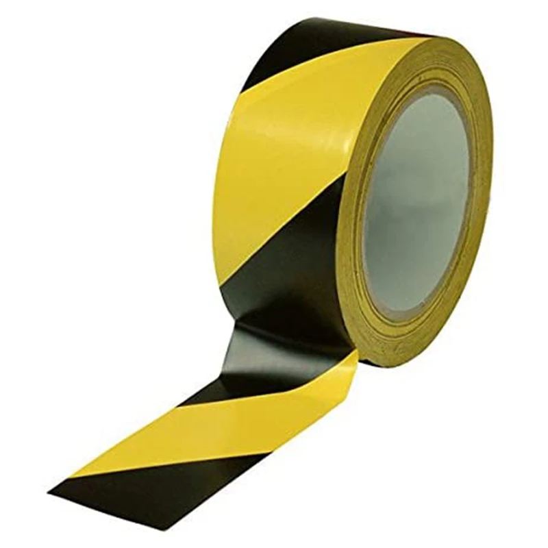 2 шт. черно-желтые Предупреждение ждаПредупреждение наклейки на пол |