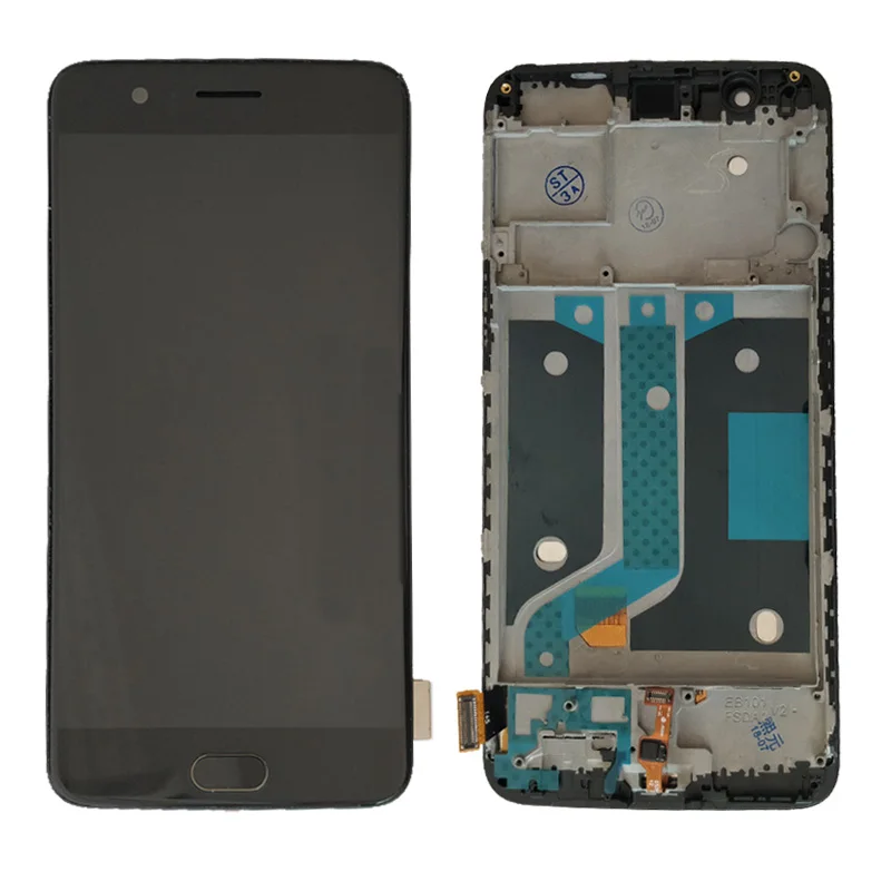 

Для OnePlus 5 lcd One Plus 5 LCD дисплей и фото с рамкой A5000 lcd Главная Кнопка отпечаток пальца