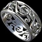Обручальное кольцо с тремя цифрами, вечное мужское и женское Универсальное кольцо