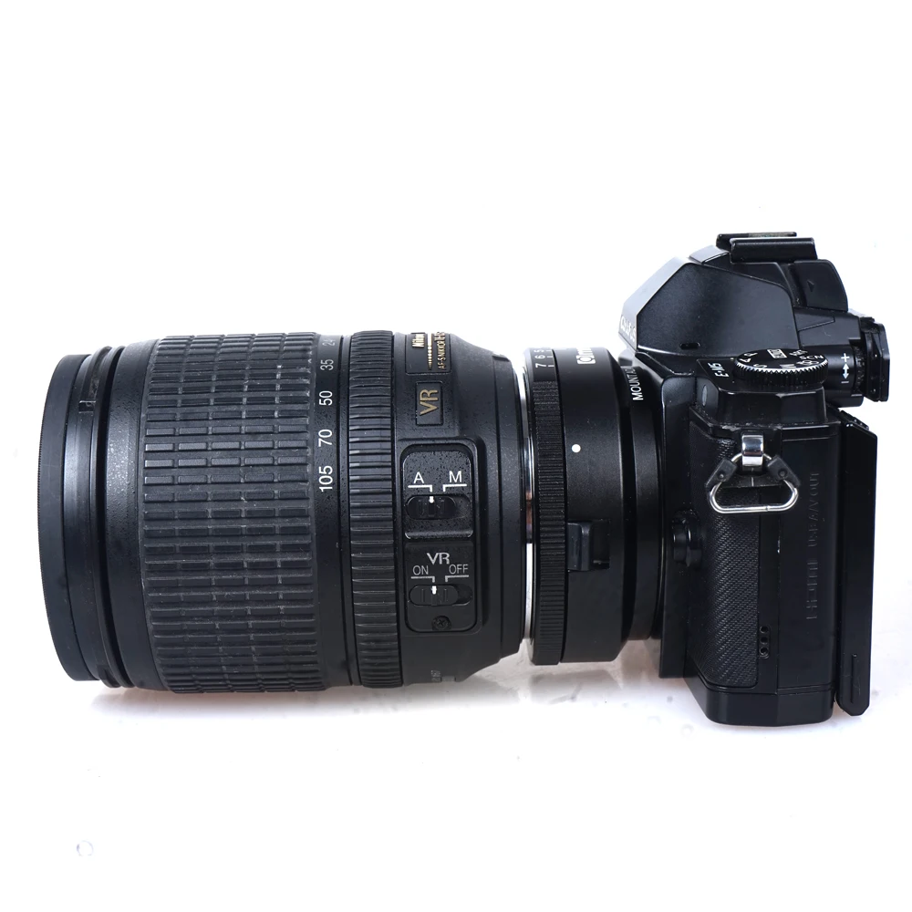 Адаптер апертуры Commlite для Nikon G DX F алюминиевый адаптер объектива Micro 43 MFT со