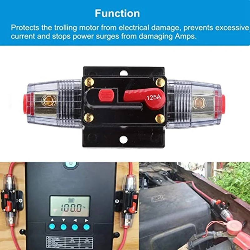 Автомобильное страхование звука 12-24 В постоянного тока 125A для автомобиля морской