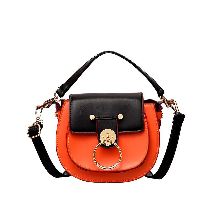 Женская сумка через плечо модная седельная сумки с ручками для девочек высокое