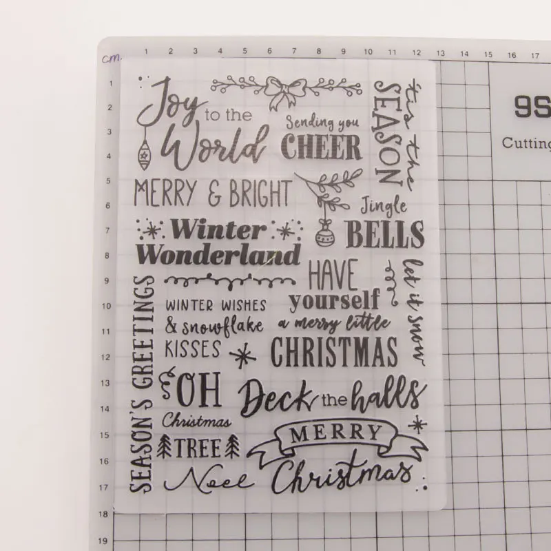 Joy Winter Letter текстурированная пластиковая искусственная кожа для изготовления