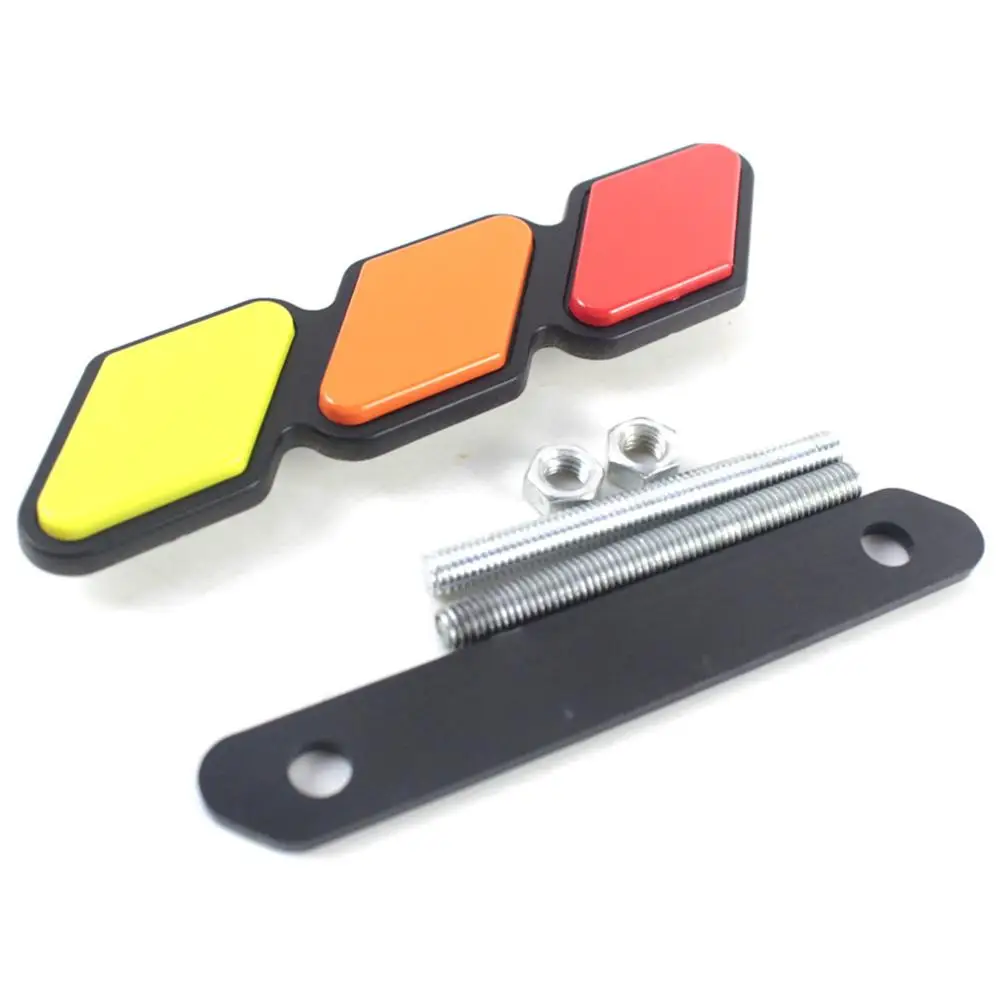 Высокое качество трехцветный 3 решетка значок эмблема наклейки для Toyota Tacoma 4Runner