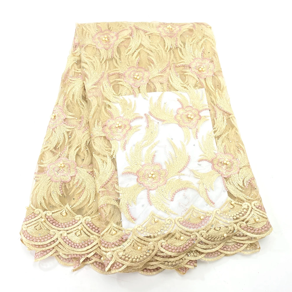 Сетчатый шнур французское кружево с вышивкой оптовая продажа Бесплатная