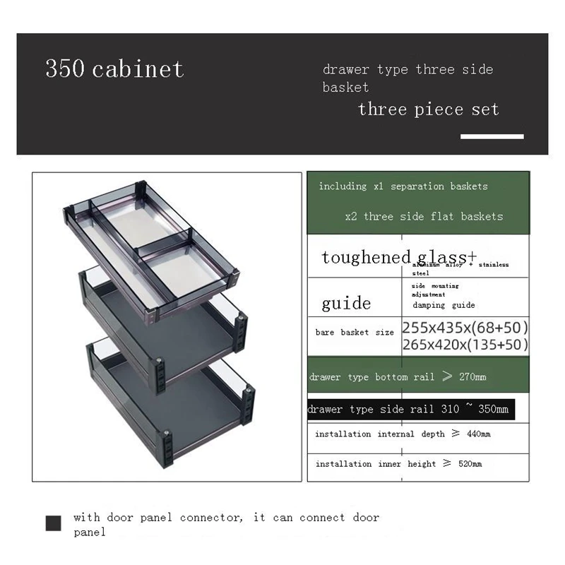 

Organizer Kuchnia Mutfak Drainer Armario Dish Drawer for Organizador Cocina Pantry Cozinha Cuisine Rack Kitchen Cabinet Basket