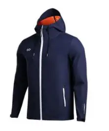 Dark blue M Xiaomi mijia мужская непромокаемая Спортивная повседневная куртка ветрозащитная и непромокаемая дышащая куртка с капюшоном с воротами умный дом - Цвет: Dark blue M