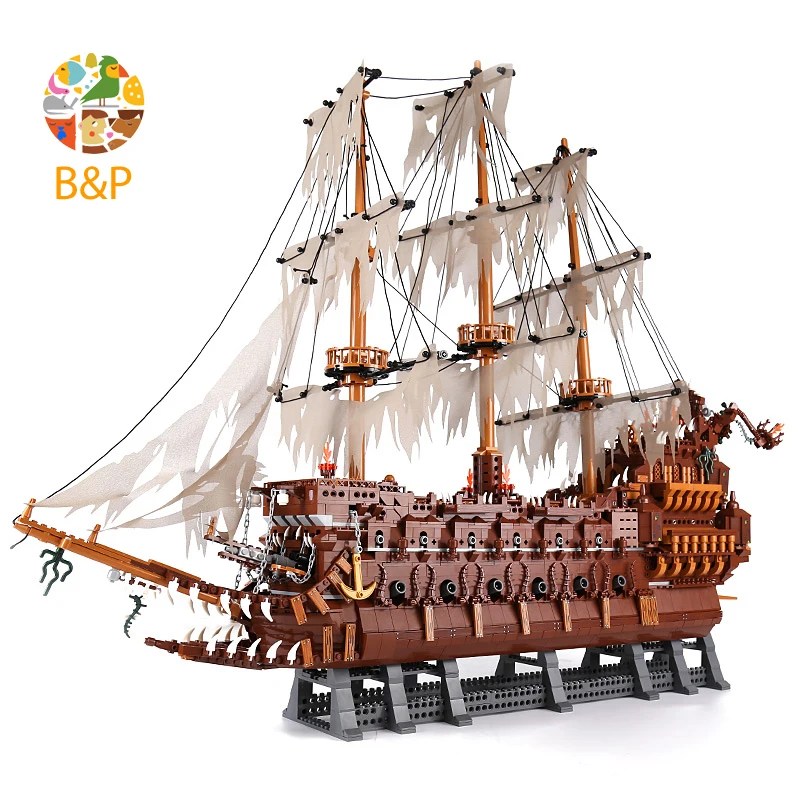 16016 серия фильмов корабль пиратов из стран Карибского моря голландский Летающий