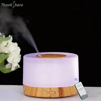 Aromatherapy Diffuser Air Humidifier With LED Light Home Room Ultrasonic Cool Mist Aroma Essential Oil Diffuser 300 400ml 500ml
