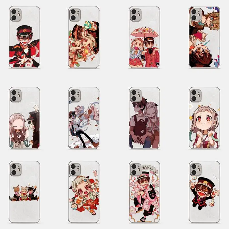 

Toilet bound Hanako kun Anime Phone Case Lambskin Leather For iphone 12 11 8 7 6 XR X XS PLUS MINI PLUS PRO MAX Shockproof