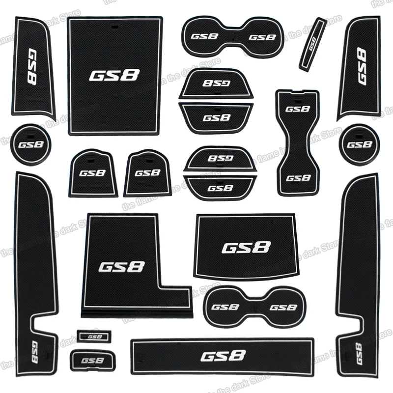 Автомобильный подлокотник дверной слот коврик для чашки trumpchi gs8 gac 2017 2018 2019 2020 2021