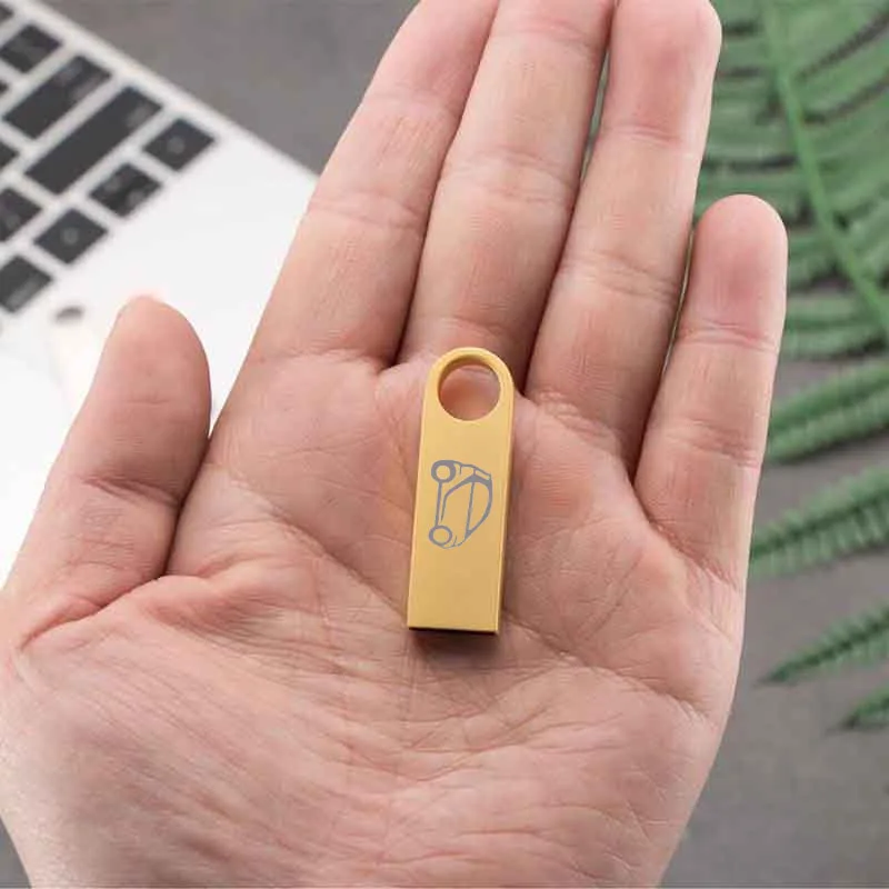 Usb-флеш-накопитель 16 ГБ 32 водонепроницаемый металлический u-диск для Benz Smart Fortwo II