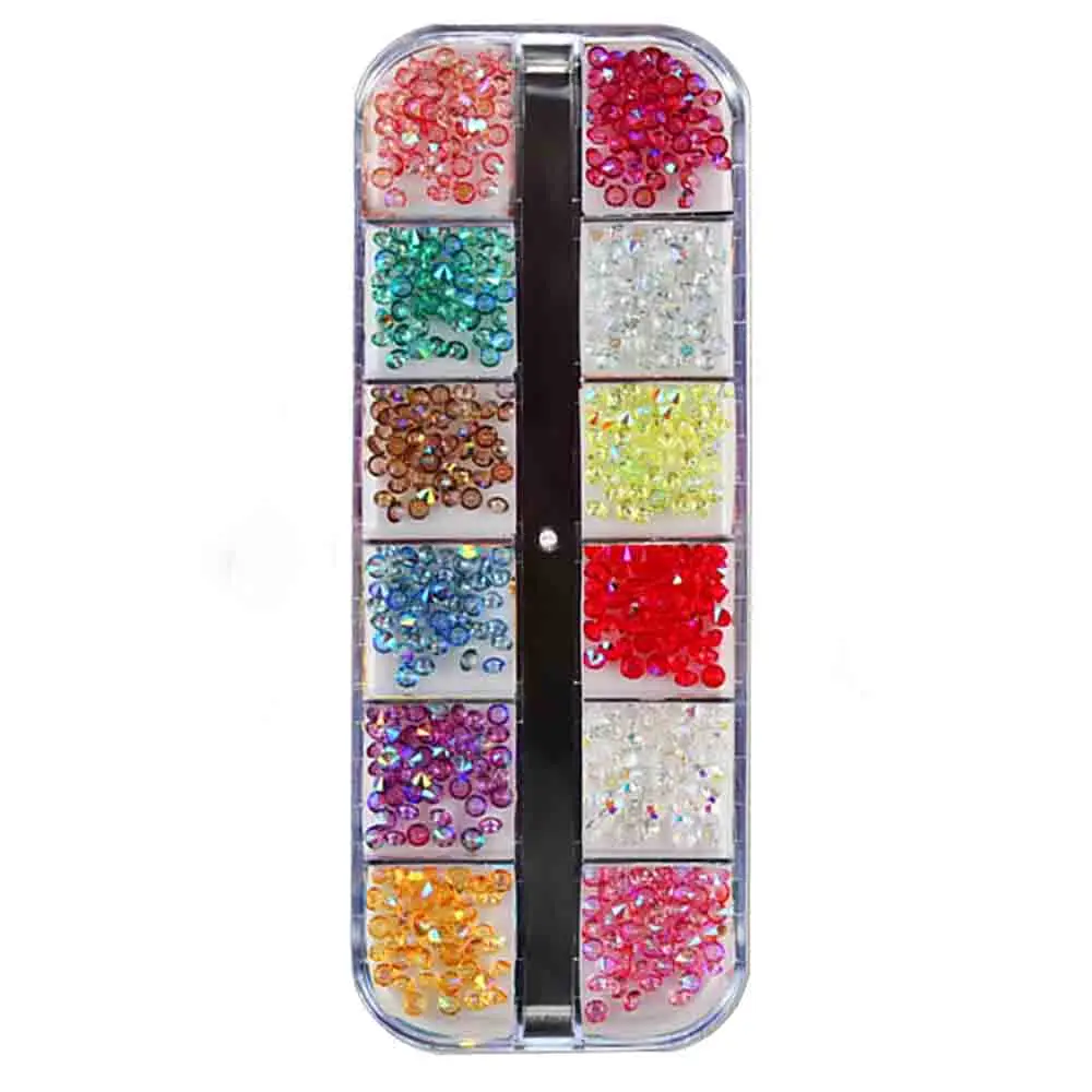 1 коробка 3D модные украшения для ногтей алмазные Аксессуары маникюра шпильки