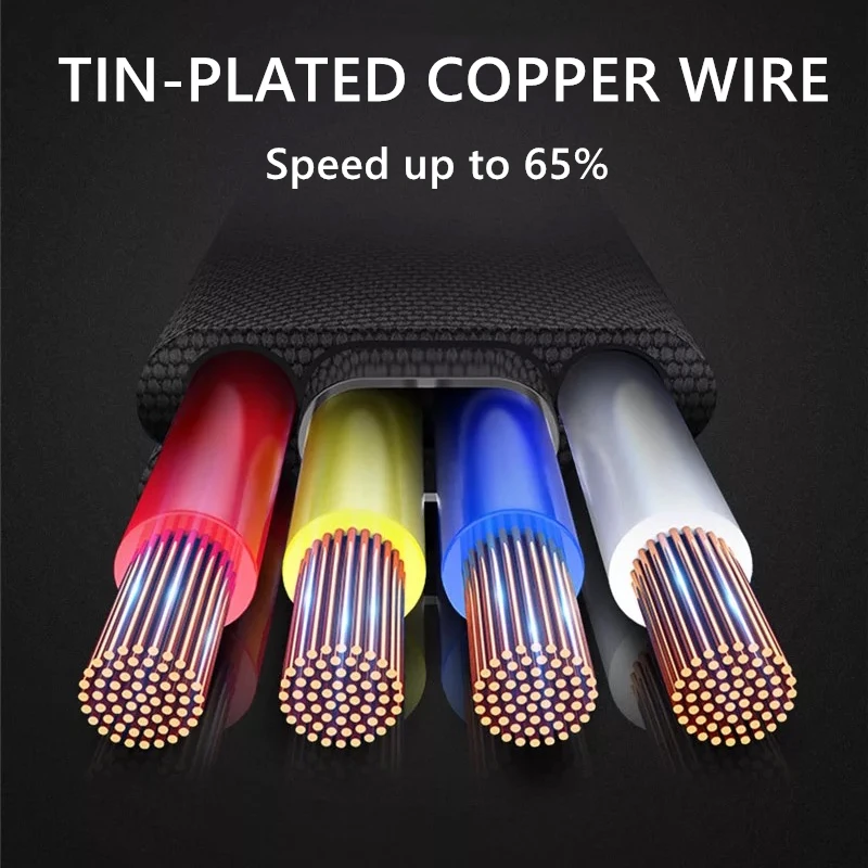 

3 in 1 USB Cable Android Micro USB Type C IOS Zinc alloy Cable for Type-C Mobile Phone iPhone X 11 Pro 6 Max Xiaomi Redmi Huawei