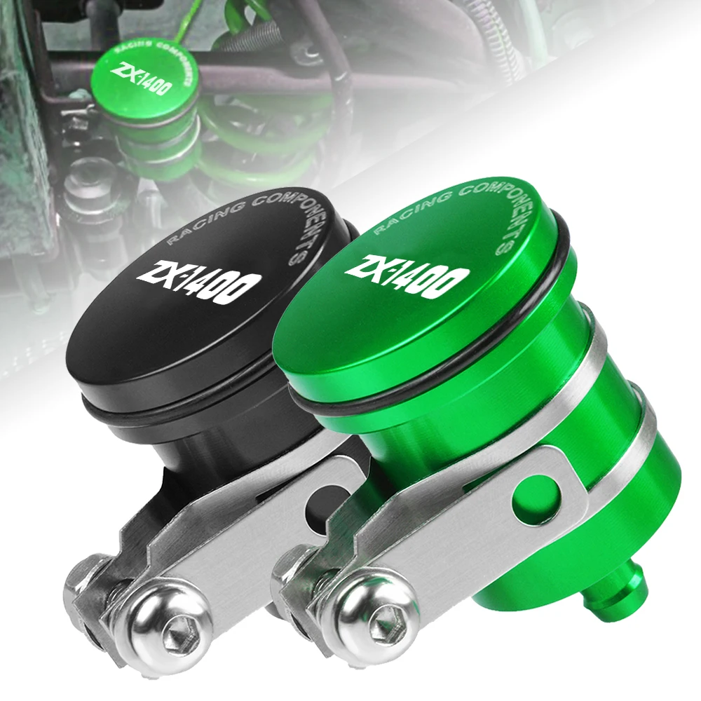 

Universal Motorcycle Rear Brake Fluid Reservoir Clutch Tank Oil Fluid Cup Cover ZX 1400 ZX-1400 For KAWASAKI ZX1400 2006-2016 15