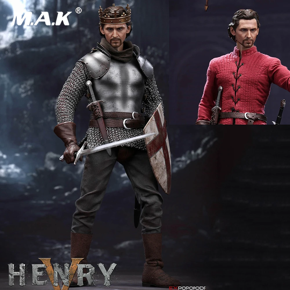 

Коллекционная экшн-фигурка в наличии Limited 1/6 EX22 король Англии Генри в с двойными головками, полный комплект, модель для фанатов, подарки