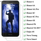 2 шт. Защитное стекло для экрана для Honor 6 6A 6C Pro 6X 6 Play закаленное стекло для Huawei P6 Enjoy 6S Nova Young Smart Y6