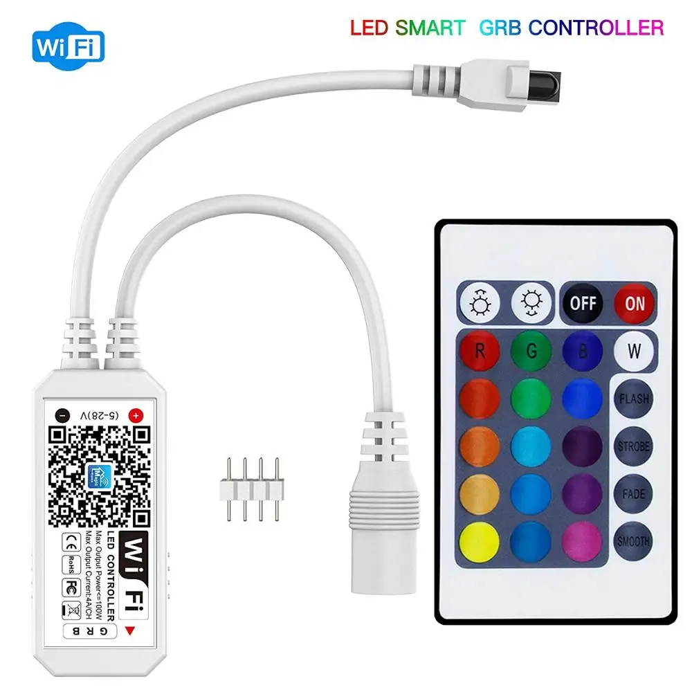 Светодиодная лента Magic Home Bluetooth Wi-Fi RGB RGBW управление через приложение