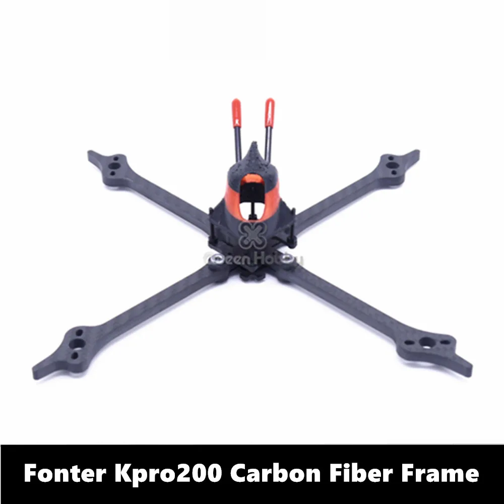 Fonter Kpro200 200 мм X Тип 5 Arm с ремень батарейка Full Carbon Fiber FPV Квадрокоптер рамка набор
