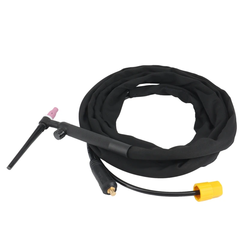 

WP9FV TIG Torch 4M Gas Tungsten Arc Welding Torch WP9 Argon Air Cooled Flexible Neck Gas Valve TIG Welding Torch