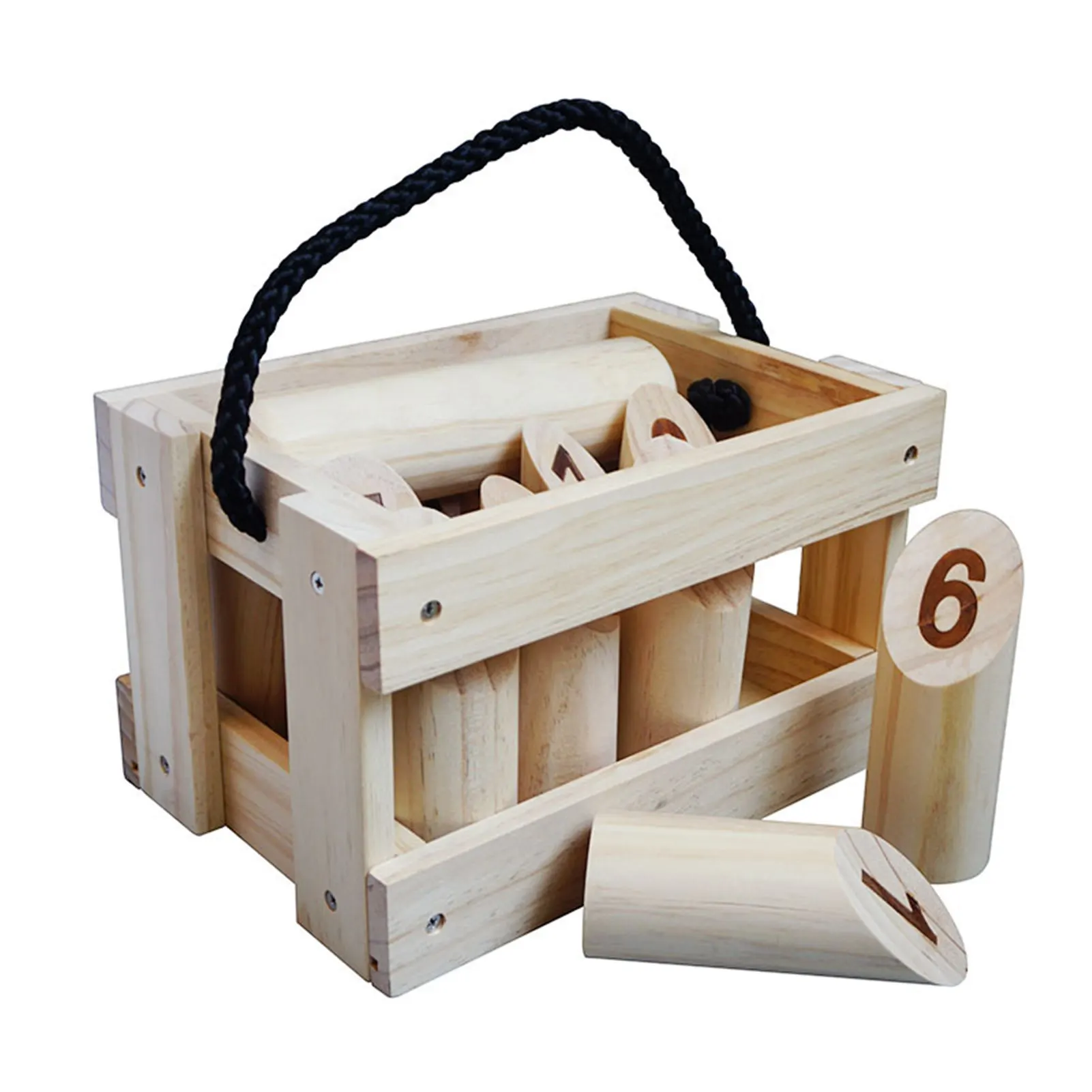 

Wooden Throwing Game Set Number Block Tossing Fun Game Toy Outdoor Lawn The Family Playying Traditional Courtyard Fun Games