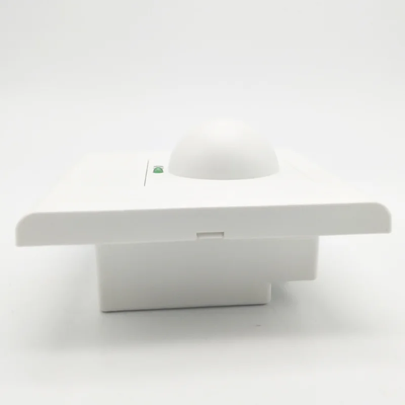 86*86 DC 12V-24V 5.8GHz Microwave Radar Sensor Body Motion HF Detector Light Switch Dry contact output
