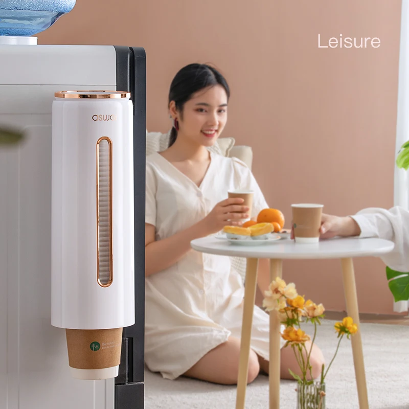 Настенный диспенсер для чашек автоматический одноразовый держатель стаканов